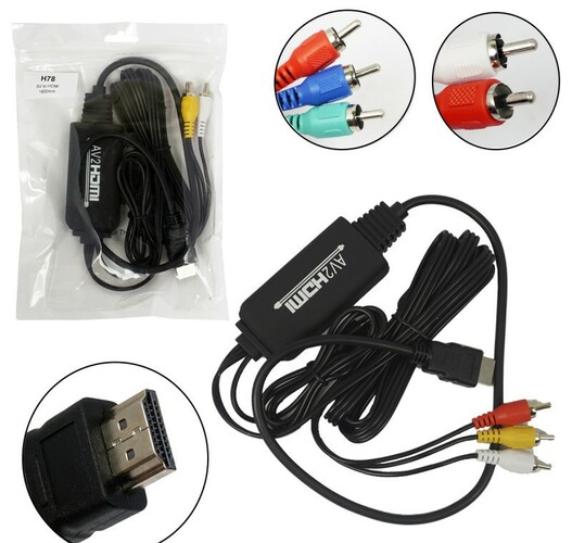 Конвертер 3 RCA - HDMI No brand H78 1.8 м