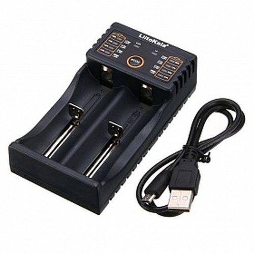 Зарядное устройство для АКБ Liitokala Lii-202 для 2х AA/AAA/10440-26650 питание от USB