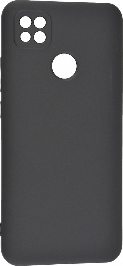 Накладка Xiaomi Redmi 10A/9C/Poco C31 черный матовый 1мм силикон Однотонный