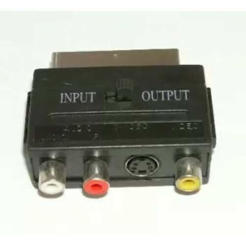 Переходник SCART(п) - 3 RCA + S-Video(м) No brand