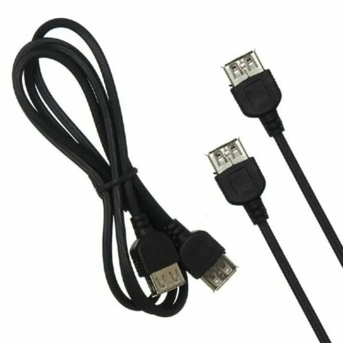 Кабель USB 2.0(м) - USB 2.0(м) No brand пвх круглый 1 м.
