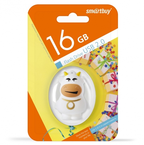Флешка USB SmartBuy 16GB Бык USB 2.0,