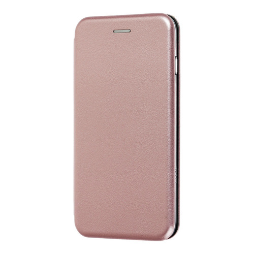 Чехол-книжка Apple iPhone 12/12 Pro розовое золото горизонтальный Fashion Case