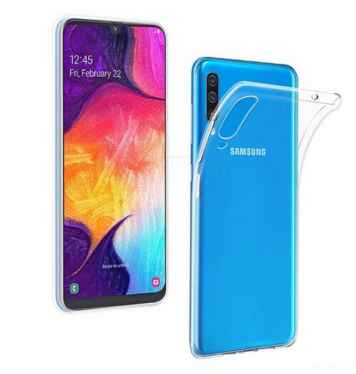 Накладка Samsung A30s/A50/A50s прозрачный 0.3-0.5мм силикон