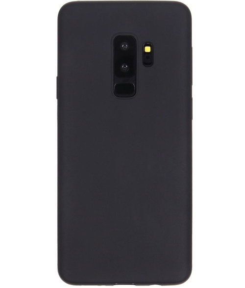 Накладка Samsung S9 Plus черный матовый 1мм силикон Однотонный