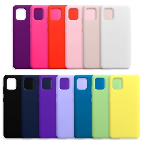 Накладка Samsung S20 FE темно-синий Silicone Case без лого - 2