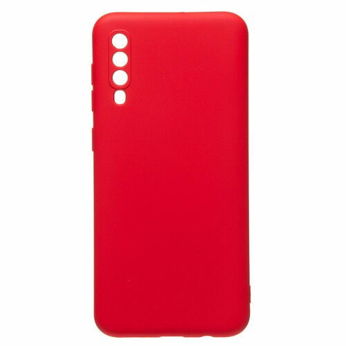 Накладка Samsung A30s/A50/A50s красный Silicone Case Full без лого