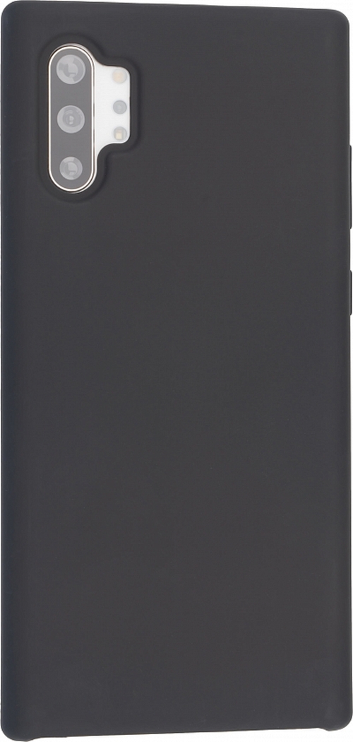 Накладка Samsung Note 10 Pro черный матовый 1мм силикон Однотонный