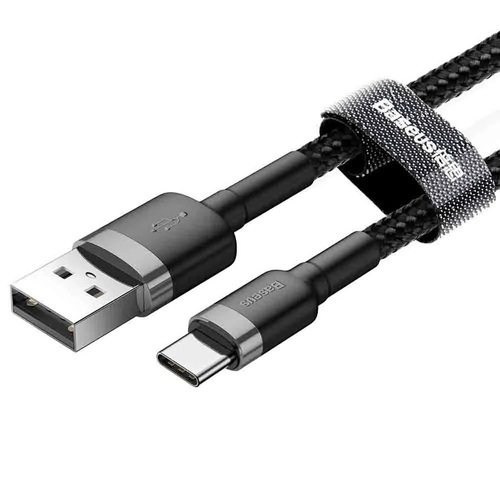 Кабель USB - Type-C Baseus CATKLF-BG1 черный 3A 1 м.