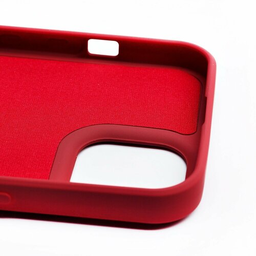 Накладка Apple iPhone 13 бордовый Silicone Case Full без лого - 6