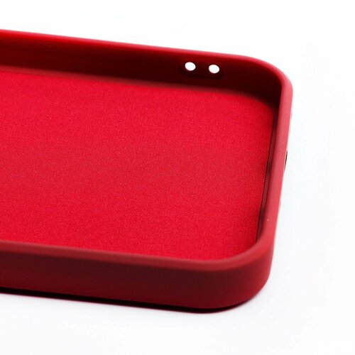 Накладка Apple iPhone 13 бордовый Silicone Case Full без лого - 7
