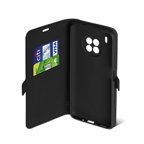 Чехол-книжка Huawei Honor 50 Lite/Nova 8i черный горизонтальный DF - 4