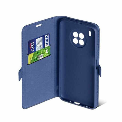 Чехол-книжка Huawei Honor 50 Lite/Nova 8i синий горизонтальный DF - 4