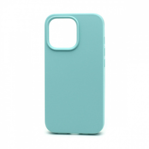 Накладка Apple iPhone 13 Pro бирюзовый Silicone Case Full без лого