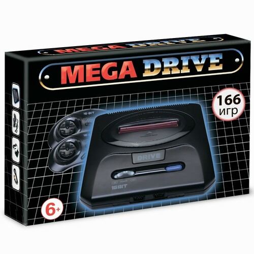 Приставка игровая 16 bit Mega Drive Classic 166в1
