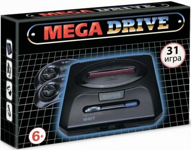 Приставка игровая 16 bit Mega Drive Classic 31в1