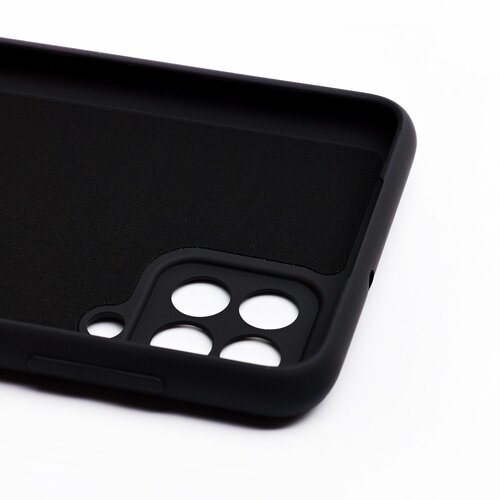 Накладка Samsung A22/M22/M32 черный Silicone Case Full без лого - 4