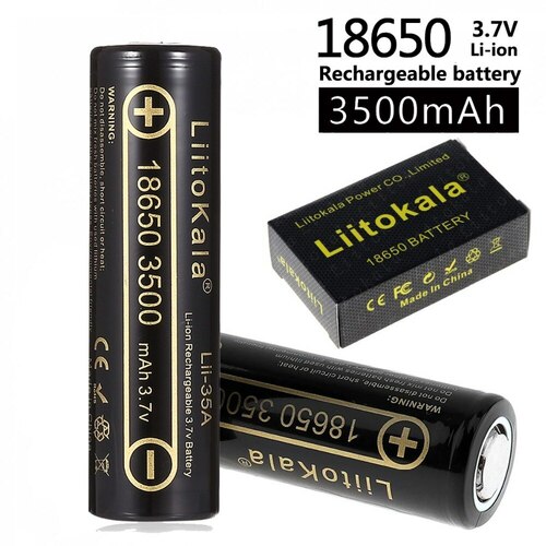 Аккумуляторы LiitoKala 18650 3500mAh Li-Ion