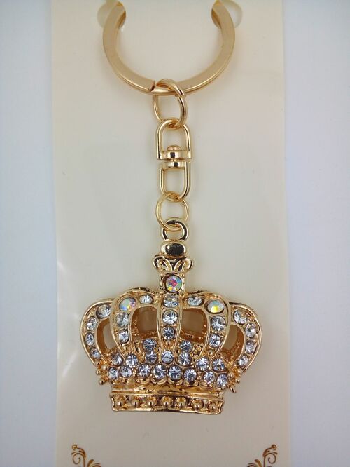 Брелок Корона стразы - 2