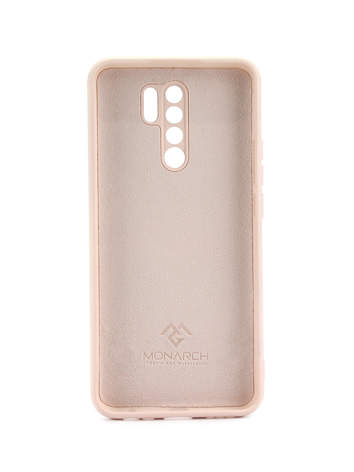 Накладка Xiaomi Redmi 9 пудровый силикон Monarch Под оригинал без логотипа - 2