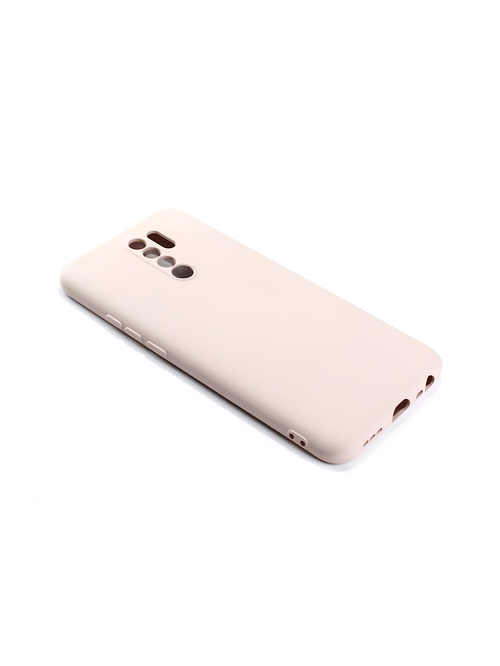 Накладка Xiaomi Redmi 9 пудровый силикон Monarch Под оригинал без логотипа - 3