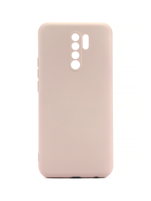 Накладка Xiaomi Redmi 9 пудровый силикон Monarch Под оригинал без логотипа