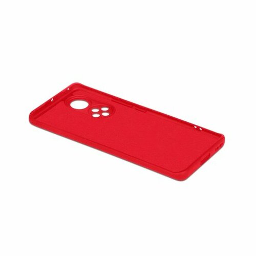 Накладка Huawei Honor 50/Nova 9 красный DF Silicone Case без лого - 3