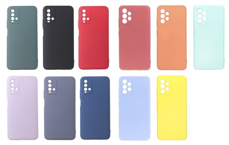 Накладка Apple iPhone 13 черный с защитой камеры Silicone Case Full без лого