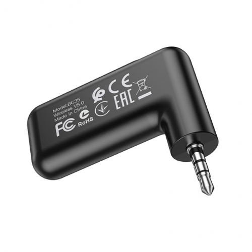 Адаптер Bluetooth - AUX AUX BOROFONE BC35 v5.0 встроенная АКБ+microUSB черный - 3