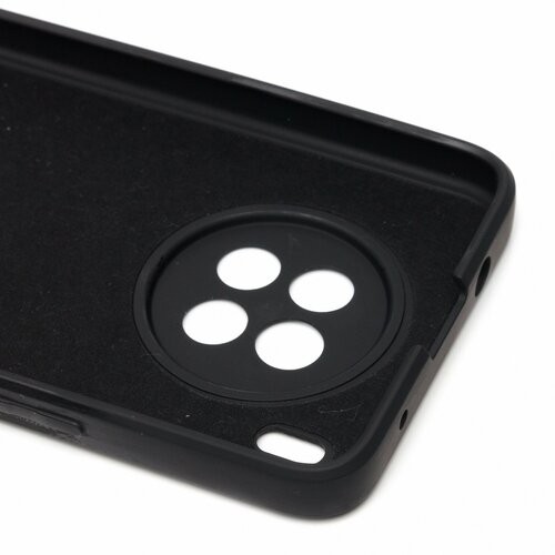 Накладка Huawei Honor 50 Lite/Nova 8i черный с защитой камеры Silicone Case Full без лого - 2