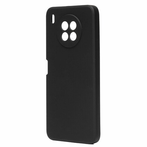 Накладка Huawei Honor 50 Lite/Nova 8i черный с защитой камеры Silicone Case Full без лого - 7