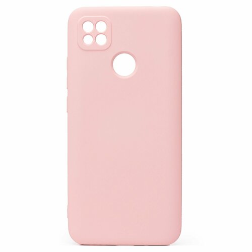 Накладка Xiaomi Redmi 10A/9C/Poco C31 светло-розовый с защитой камеры Silicone Case Full без лого - 2