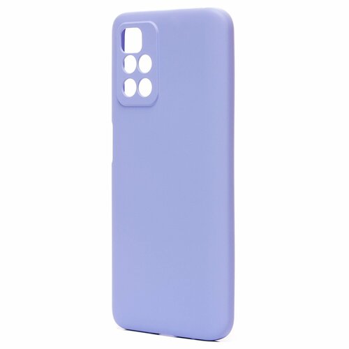 Накладка Xiaomi Redmi 10 сиреневый с защитой камеры Silicone Case Full без лого - 2