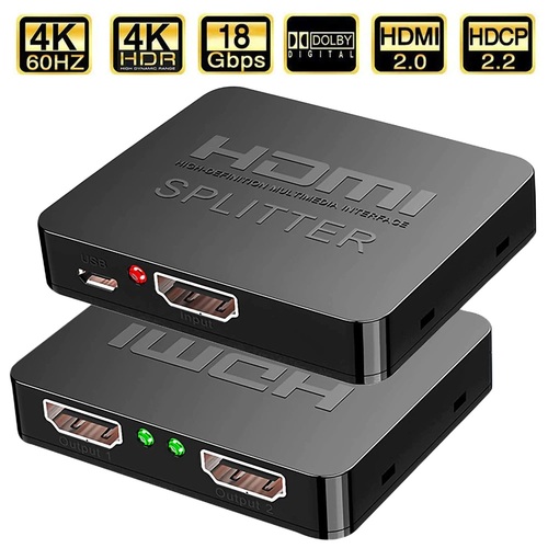 Разветвитель HDMI - HDMI x2 Орбита OT-AVW50 + USB питание
