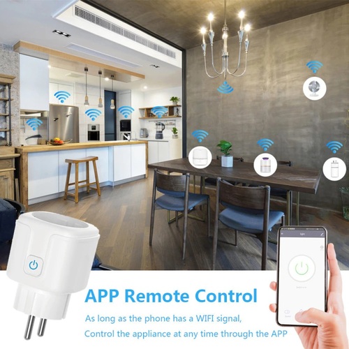 Умный дом Wi-Fi розетка Орбита OT-HOS07 1 гнездо 16А - 7
