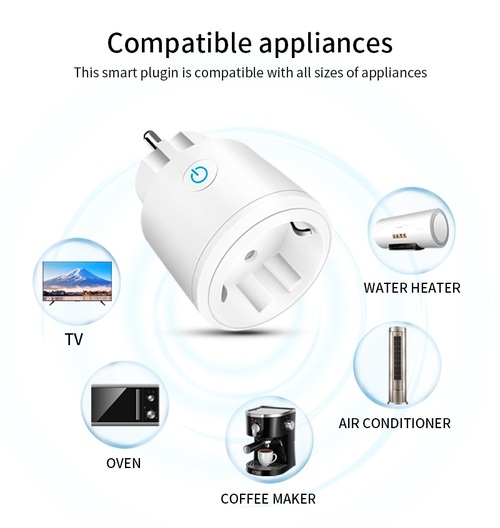 Умный дом Wi-Fi розетка Орбита OT-HOS08 1 гнездо 16А ZigBee - 5