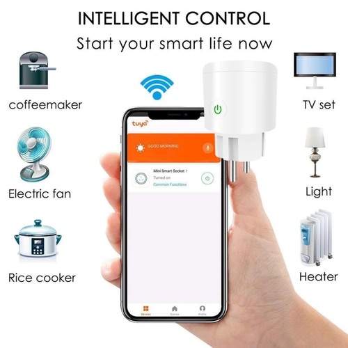 Умный дом Wi-Fi розетка Орбита OT-HOS08 1 гнездо 16А ZigBee - 6