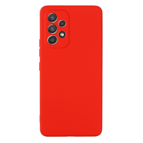 Накладка Samsung A33 красный с защитой камеры Silicone Case Full без лого