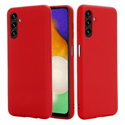 Накладка Samsung A04s/A13 5G красный Silicone Case Full без лого