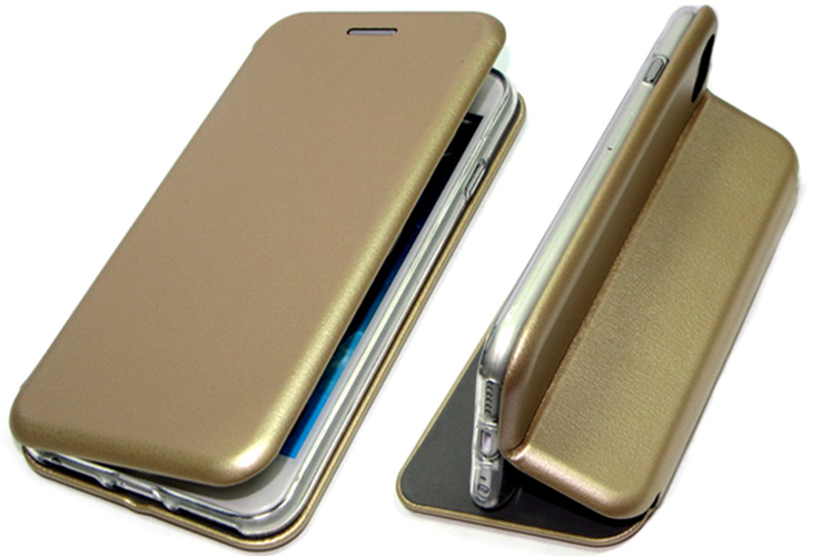 Чехол-книжка Samsung A04s/A13 5G золотой горизонтальный Fashion Case - 3