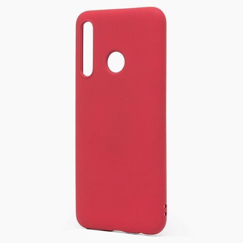 Накладка Huawei Honor 10 Lite/P Smart 2019 бордовый Silicone Case Full без лого - 2