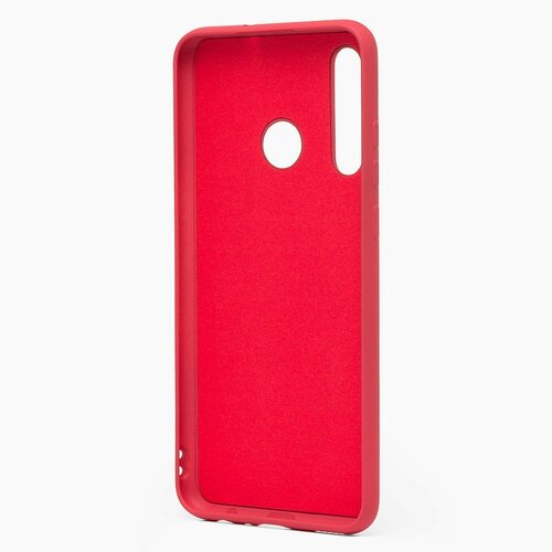 Накладка Huawei Honor 10 Lite/P Smart 2019 бордовый Silicone Case Full без лого - 3