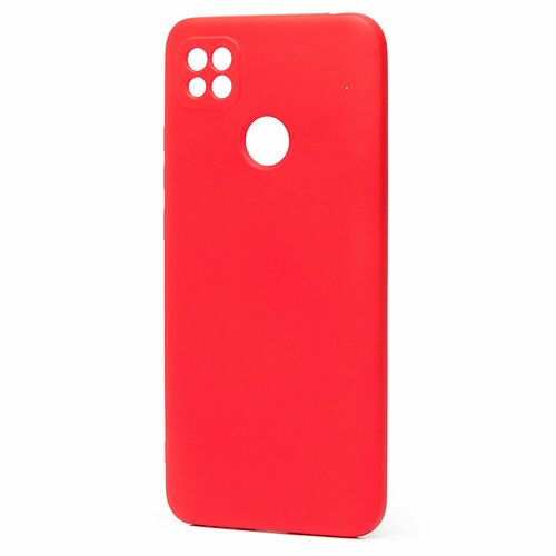 Накладка Xiaomi Redmi 10A/9C/Poco C31 красный с защитой камеры Silicone Case Full без лого - 2