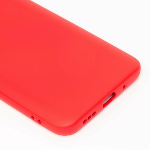 Накладка Xiaomi Redmi 10A/9C/Poco C31 красный с защитой камеры Silicone Case Full без лого - 5