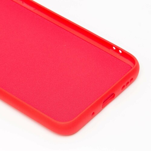 Накладка Xiaomi Redmi 10A/9C/Poco C31 красный с защитой камеры Silicone Case Full без лого - 6