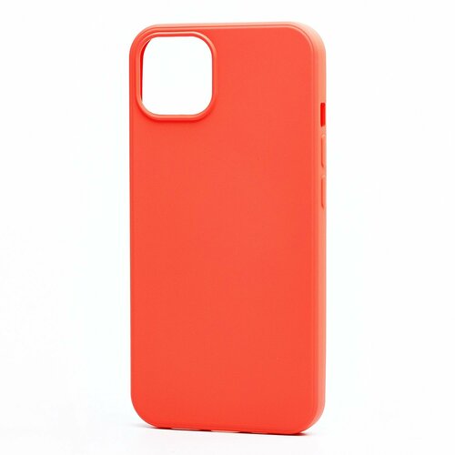 Накладка Apple iPhone 13 mini коралловый Silicone Case Full без лого - 2