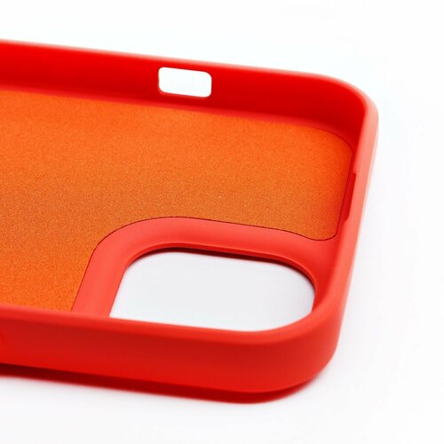 Накладка Apple iPhone 13 mini коралловый Silicone Case Full без лого - 5