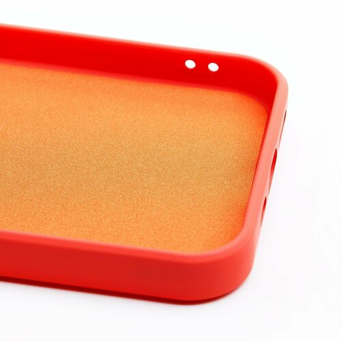 Накладка Apple iPhone 13 mini коралловый Silicone Case Full без лого - 6