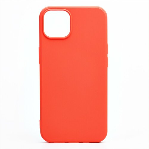 Накладка Apple iPhone 13 mini коралловый Silicone Case Full без лого