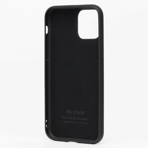 Накладка Apple iPhone 11 Pro черный Silicone Case Full без лого - 3